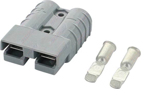 Cavo Connettore Anderson 10AWG 50A Con O-Ring 8mm – Per Auto, Barche E Pannelli Solari (0.3m)
