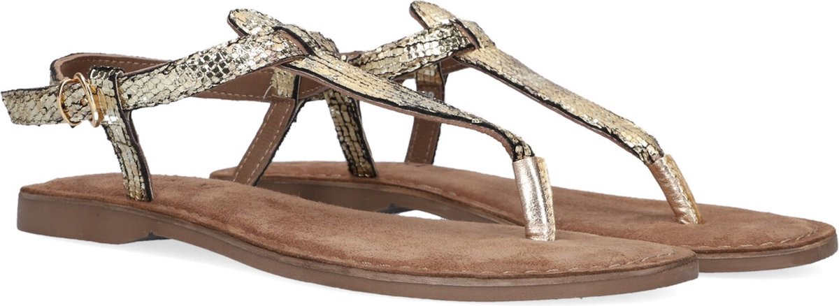 Lazamani Sandalen goud - Maat 38 | bol.com