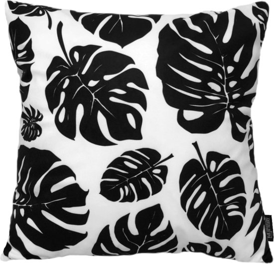 Botanic Monstera Kussenhoes | Katoen / Polyester | 45 x 45 cm