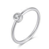 Twice As Nice Ring in zilver, zirkonia van 5 mm 52