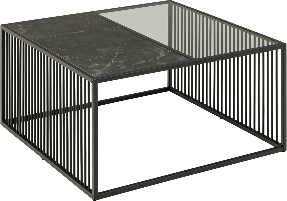 Bendt Salontafel 'Esme' Marmerlook, 80 x 80cm