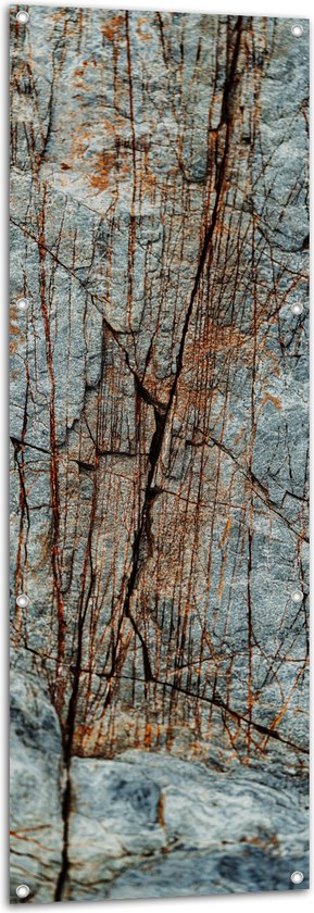 WallClassics - Tuinposter – Roest in de Rots - 50x150 cm Foto op Tuinposter  (wanddecoratie voor buiten en binnen)