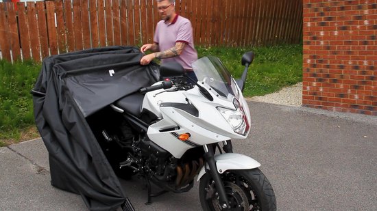 Motortent, motorgarage, vouwgarage, quad garage, heavy duty