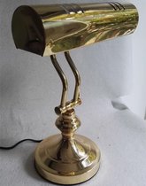 MadDeco - Tafellamp - bankierslamp - pianolamp - messing