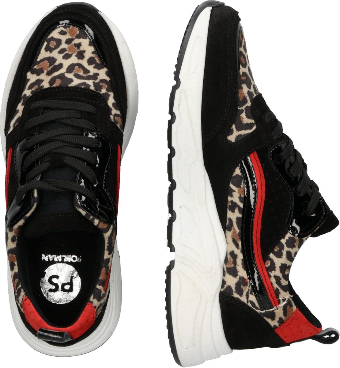 Ps Poelman sneakers laag 5614 Zwart-40 | bol.com