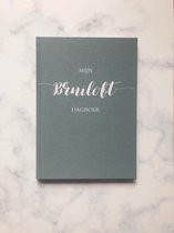 Mijn Bruiloft Dagboek - Invulboek Bruiloft - Hardcover - Linnen - Grijs - A4