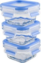 Tefal MasterSeal Glass Baby Set Vershoudbakjes - 3 x 0,2 L - Blauw