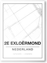 Poster/plattegrond 2e EXLOËRMOND - 30x40cm