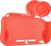Protection Bumper met XL Thumb Grips - Rood - geschikt voor Nintendo Switch lite