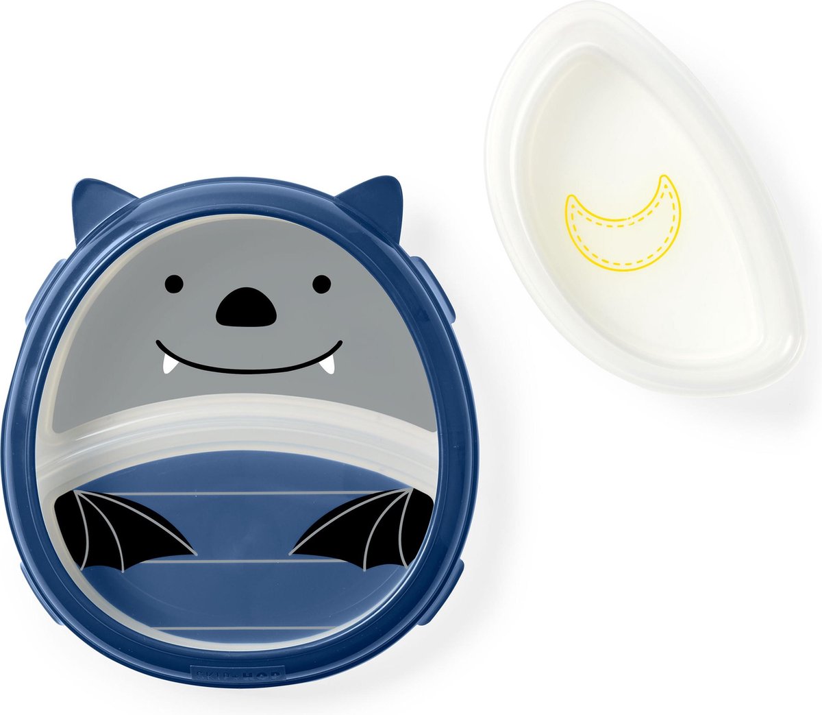 Zoo Smart serve Plate & Bowl set - Bat Zoo Smart serve Plate & Bowl set - Bat