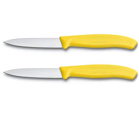 VICTORINOX couteau à légumes 8cm jaune