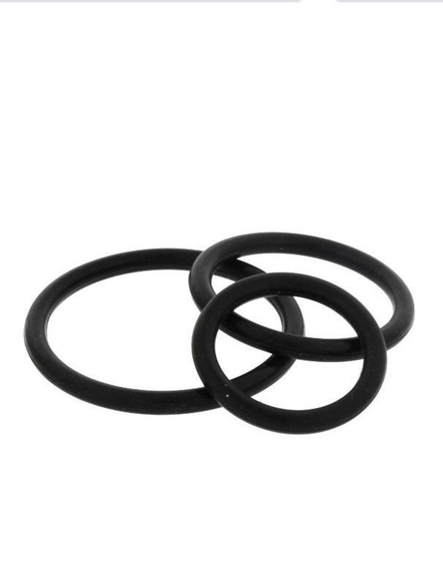 Penis Ringen - 3-Delige Cockring Set - Soft & Rekbaar - Langer Genieten - Siliconen Balring