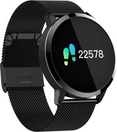 DrPhone DQ Sport - Activity Tracker - Smartwatch - Android / IOS  Zwart