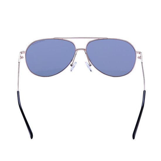 Amoy Trinidada NYLON 1.1mm Polarized lens - Gold Plated Metal Anti-Allergisch Frame - True Revo Blue Coating - Beweegbare neusvleugels - UV400 van Amoy — afbeelding 3