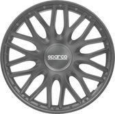 4-Delige Sparco Wieldoppenset Roma 13-inch grijs