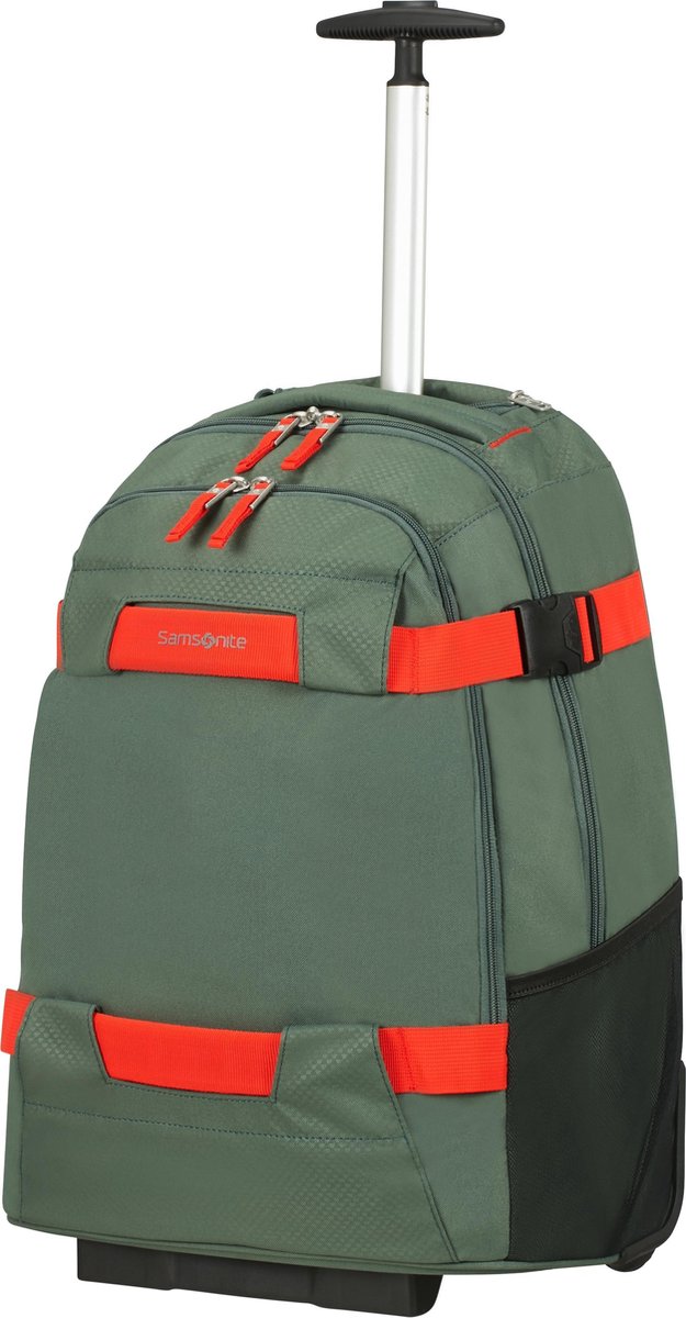 Samsonite Rugzaktrolley Met Laptopvak - Sonora Laptop Backpack/Wheels 55/20 (Handbagage) Thyme Green
