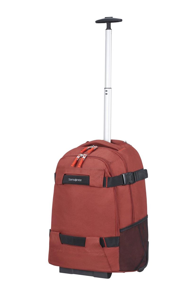 Samsonite Rugzaktrolley Met Laptopvak - Sonora Laptop Backpack/Wheels 55/20 (Handbagage) Barn Red - Samsonite