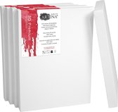 Set Artina 3D premium schilderdoek canvas hoogwaardig katoen (380 g/m²) 120x70cm