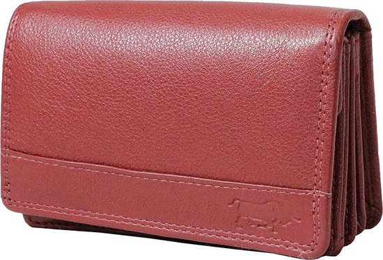 ROYALZ 'Lucia' Portefeuille en Cuir pour Femme avec Protection RFID - Porte-Monnaie 11 Compartiments pour Cartes de crédit Format Paysage plié, Noir, M