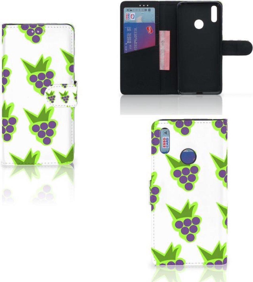 Huawei Y7 (2019) Book Cover Druiven