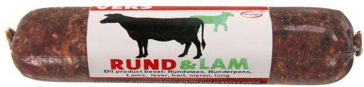 Diepvries Hondenvoer Excellent Vers - Rund Lam 1kg - Natuurlijke Barf Voeding Zonder Toevoegingen