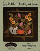 All Through the Night Quiltpatroon Squirrel it Away Autumn Herfst