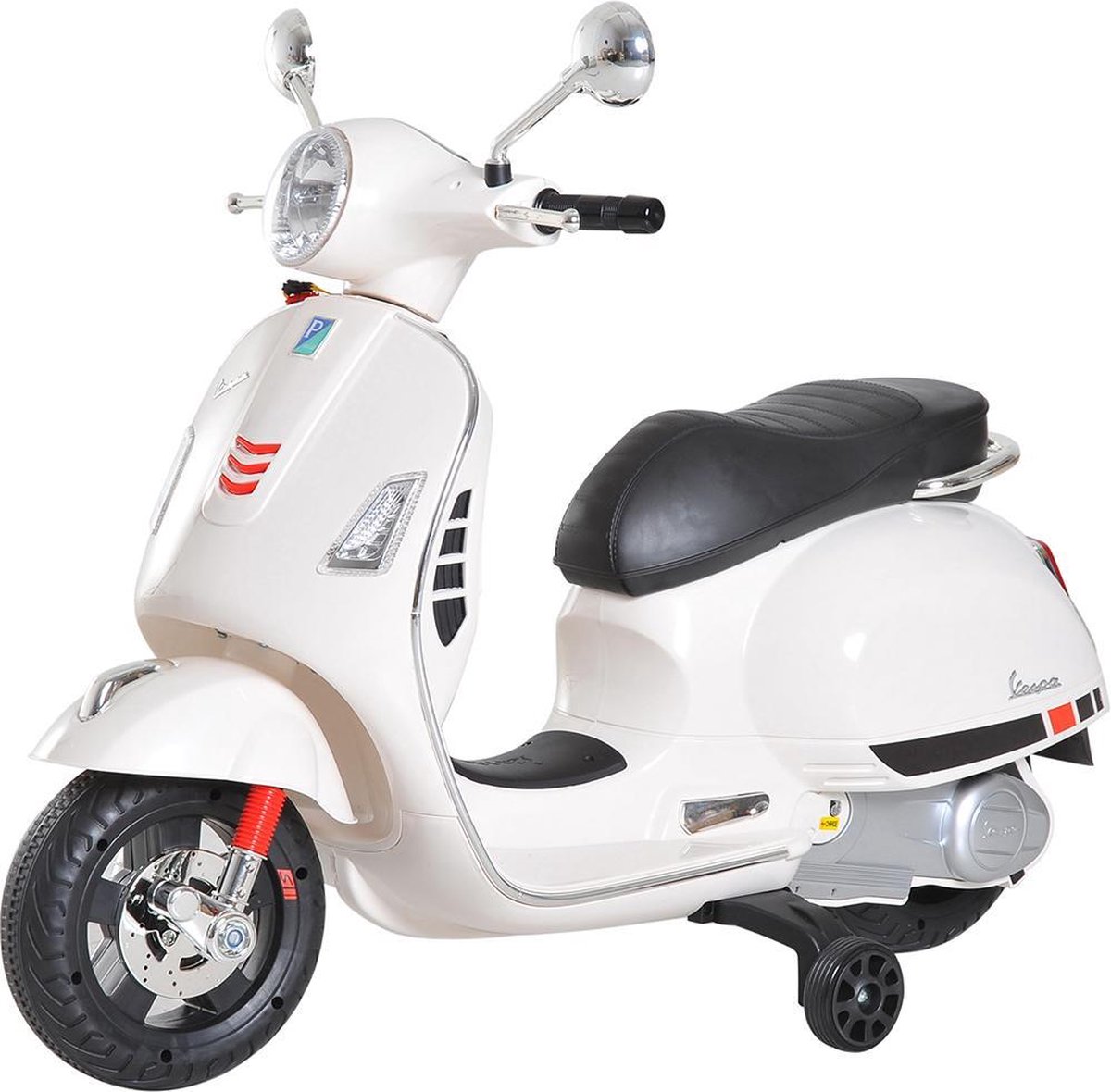 VESPA kinderscooter 6V kleur Wit