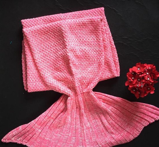 VHOME Zeemeermindeken voor Kinderen - Warme Woonkamer Bankdeken, Knuffeldeken voor Kerstmis en Verjaardagscadeau (K1 Roze, 120 cm x 48 cm