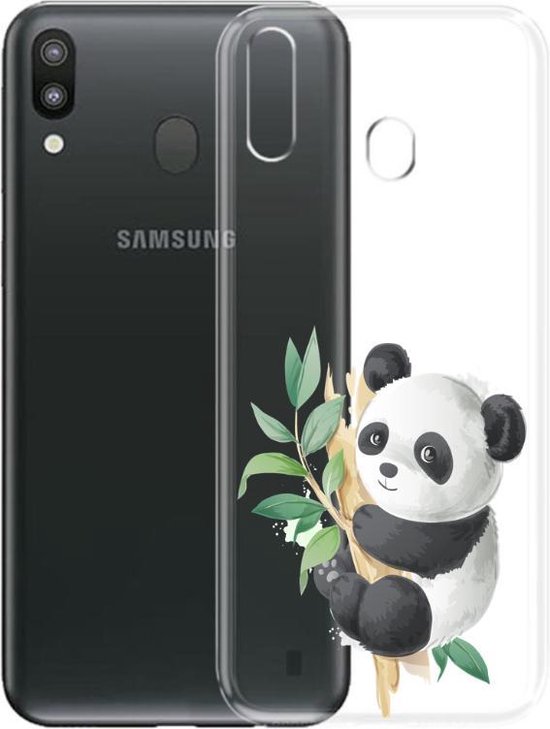Coque en siliconen hoesje transparente Samsung Galaxy A20 ( Panda) | bol.com