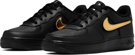 Zes sla Slink Nike Sneakers - Maat 37.5 - Unisex - zwart/ goud | bol.com