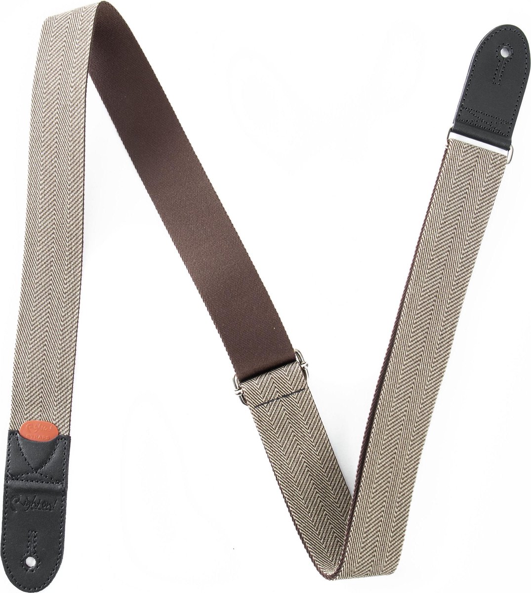 RightOn! Straps Brighton Brown - Gitaarband