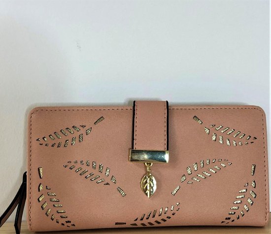 Fashionidea – mooie roze dames portemonnee van PU leer ook geschikt voor  kleingeld | bol.com