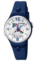 Calypso K5784/7 analoog unicorn horloge 34 mm 100 meter blauw