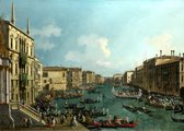 Poster A Regatta On The Grand Canal - Schilderij Canaletto - Italië - 50x70 cm