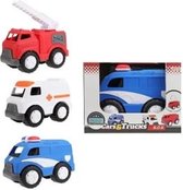 Cars & Trucks S.O.S Brandweerauto (klein)