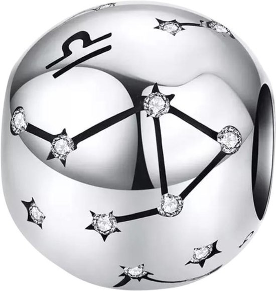 Tracelet | Zilveren bedels Bedel Weegschaal | Symbool model sterrenbeeld  weegschaal |... | bol.com
