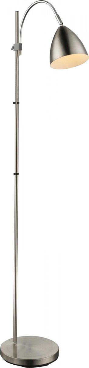 Globo - vloerlamp - Archibald - antraciet - metaal - leeslamp - E14 - 24858S