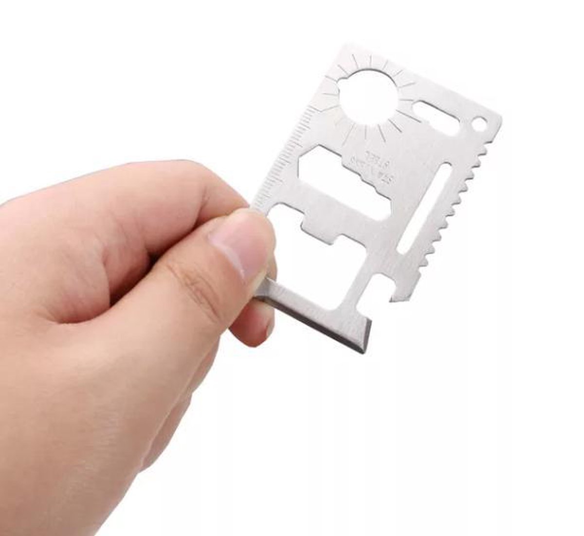 4Pcs Edelstahl Camping Überleben Karte Outdoor Multifunktions Werkzeug Karte Camping Mehrzweck EDC Multitool
