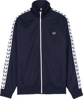 Fred Perry Sportjas - Maat L  - Mannen - blauw/wit