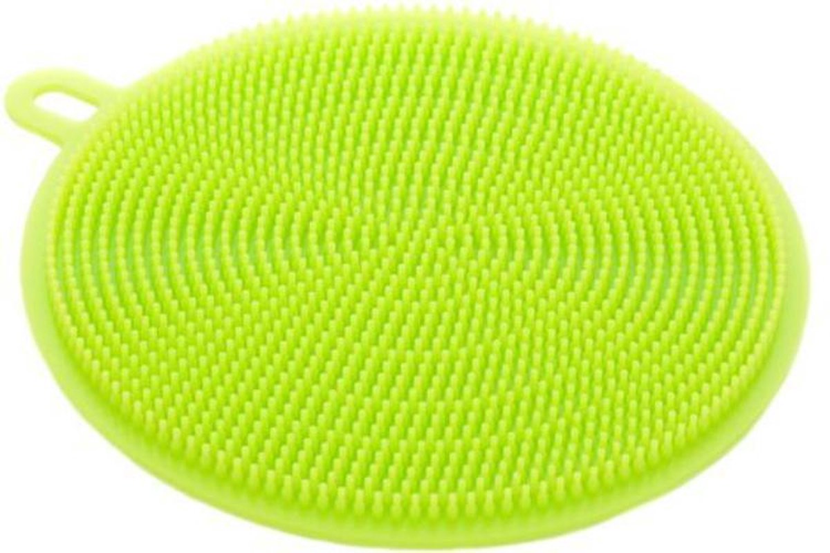 Goedkoopste Handige & duurzame siliconen schuurspons - Groen