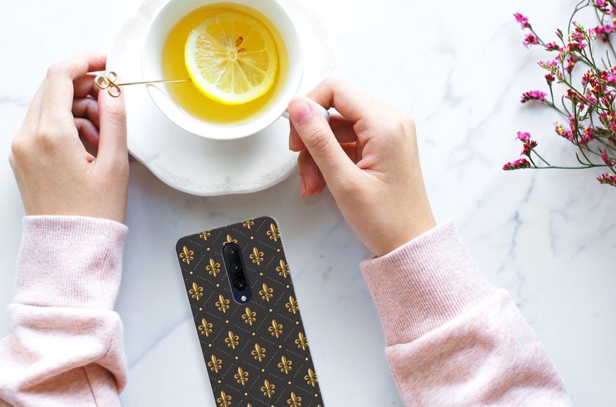 OnePlus 7 Pro TPU bumper Franse Lelie