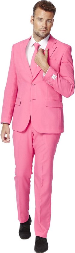OppoSuits Mr. Pink - Heren Pak - Casual Effen Gekleurd - Roze - Maat EU | bol.com