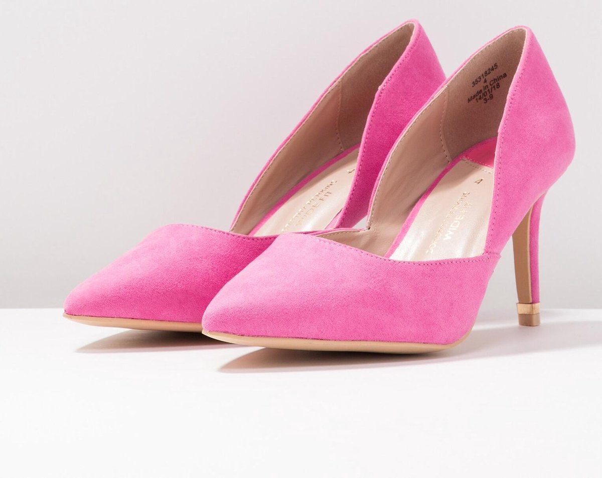 Dorothy Perkins - Cone Courts hoge hakken pumps naaldhak - Roze - Maat 38 |  bol.com