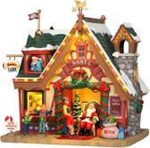 Lemax Christmas Village Santa's Cabin - avec adaptateur 4,5 V