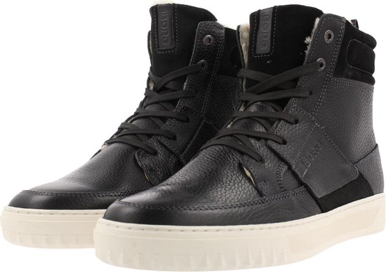 Bjorn Borg Collin High Hoge sneakers - Leren Sneaker - Heren - Zwart - Maat  42 | bol.com