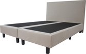 Boxspring Basic  2-persoons 140x200 cm Beige stof