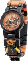 Lego Ninjago: Horloge Met Figuurtje Zwart/oranje 24-delig