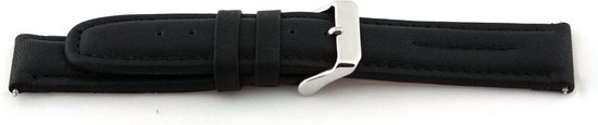 Bracelet de montre Universel G180 Cuir Zwart 20mm