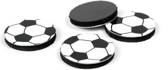 badge strak datum Trendform voetbal magneten - Soccer 2 - set van 4 stuks | bol.com