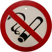 Maddeco - Gietijzeren - wandbord - verboden - te - roken - gietijzer - no smoking